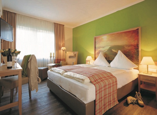 Ringhotel Bömers Mosellandhotel Modern und freundlich eingerichtetes Schlafzimmer