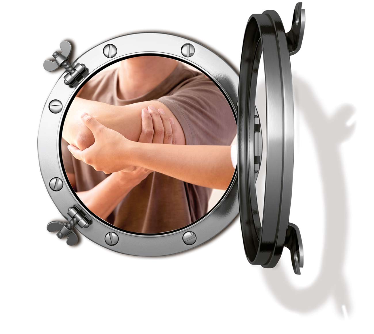 Mann erhält hilfreiche körperorientierte Therapie